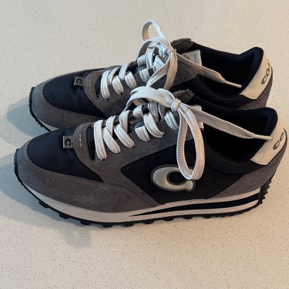 Coach Black and Gray Sneakers - Picture 1 of 8
